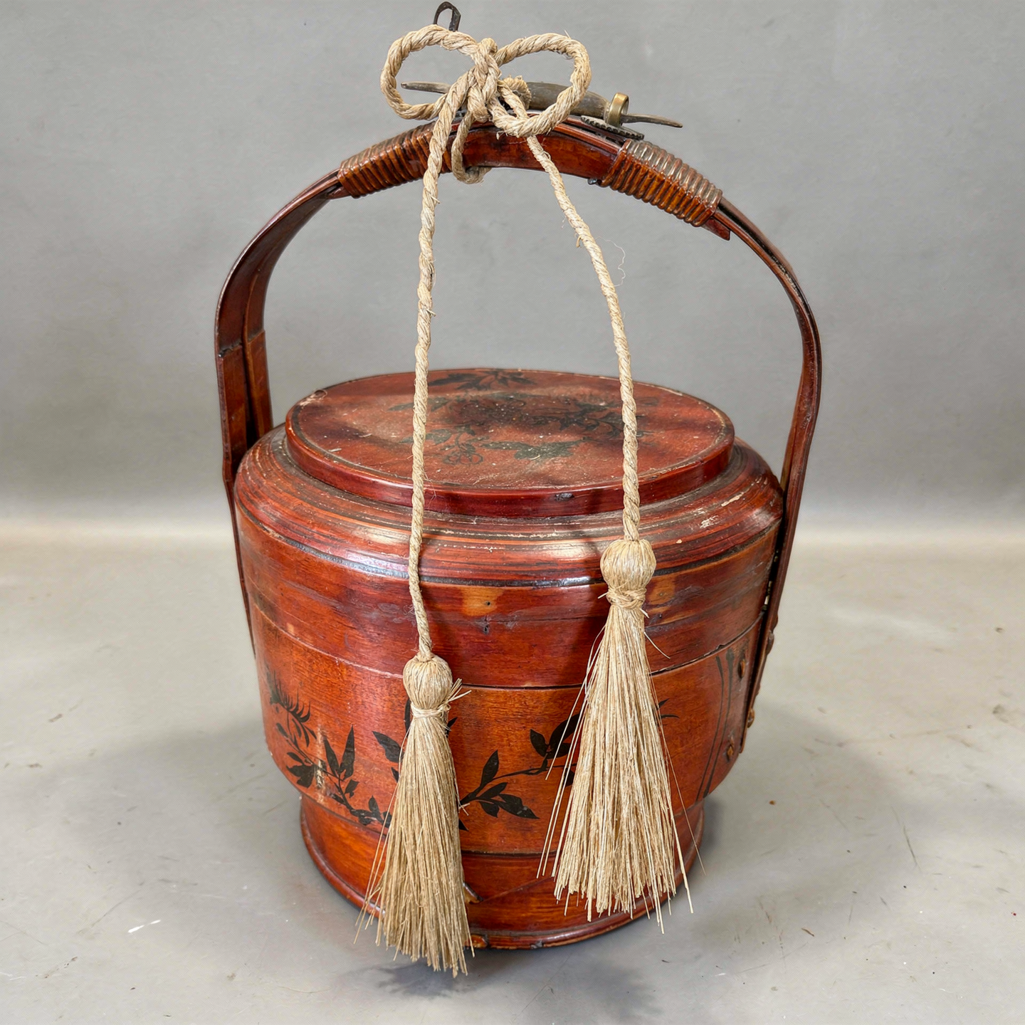Early 1900s Stacking Wedding Basket