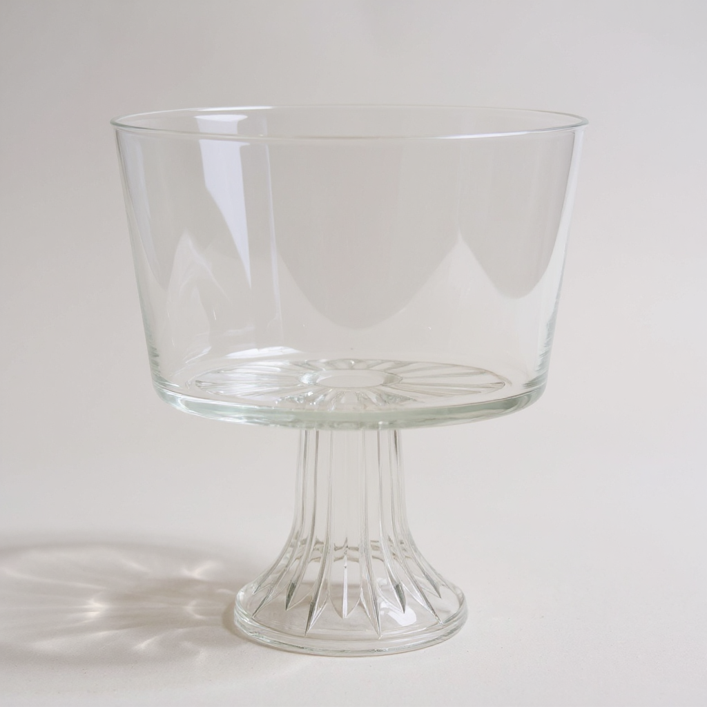 Mid Century Italian Glass Fruit Bowl