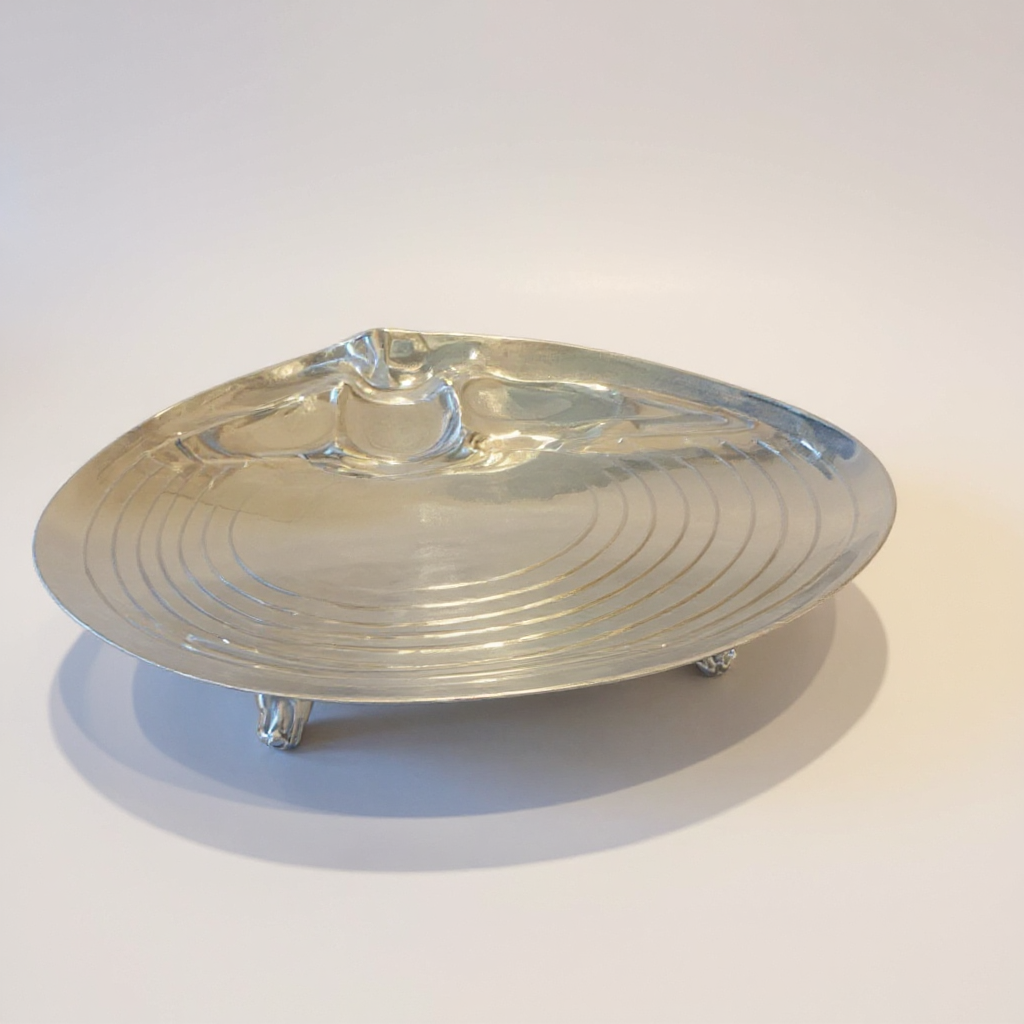 Sterling Silver Plated Shell Dish