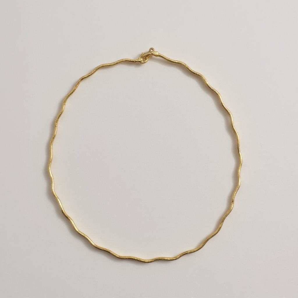 .925 Wavy Necklace, Choker