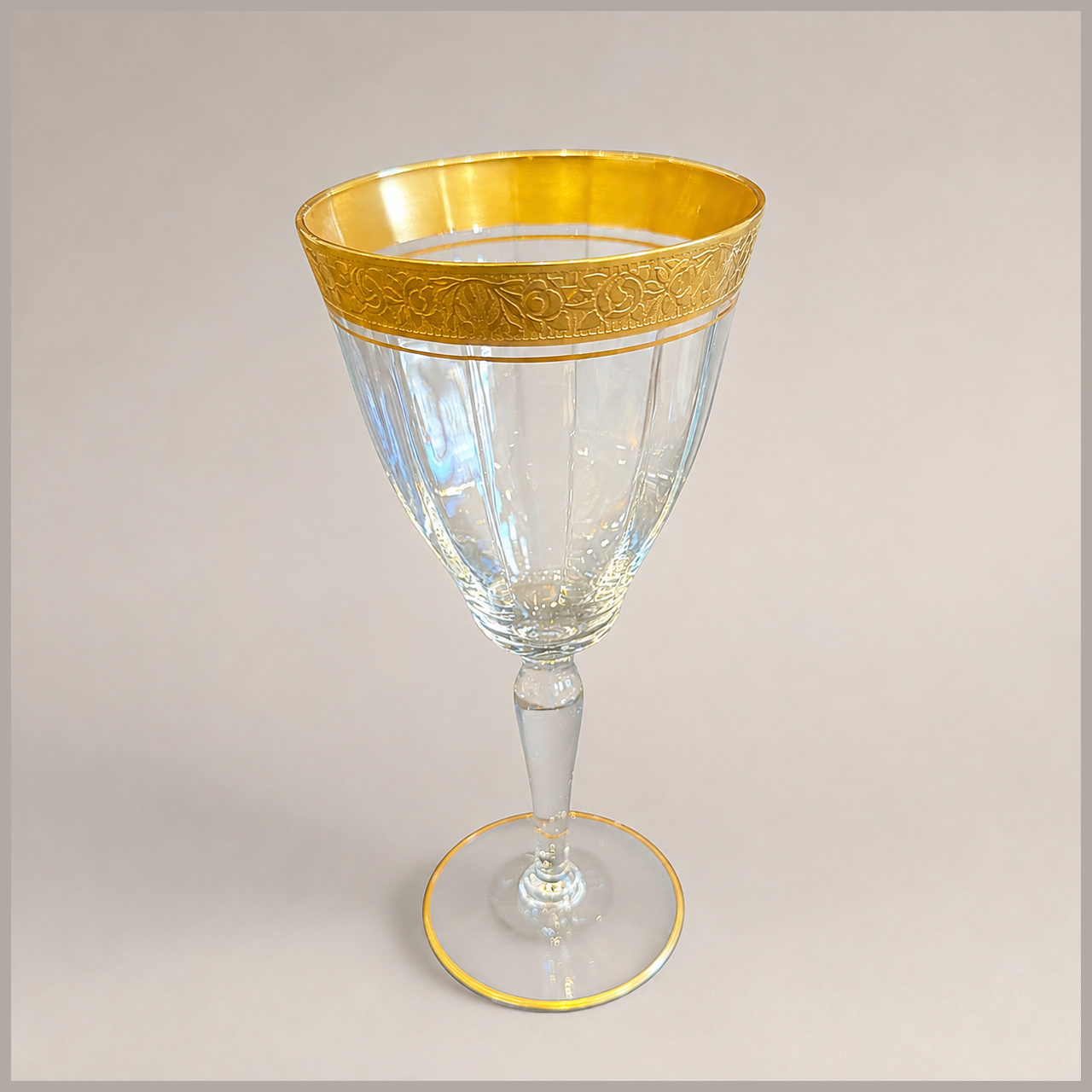 Set of 4 Tiffin Glass Goblets