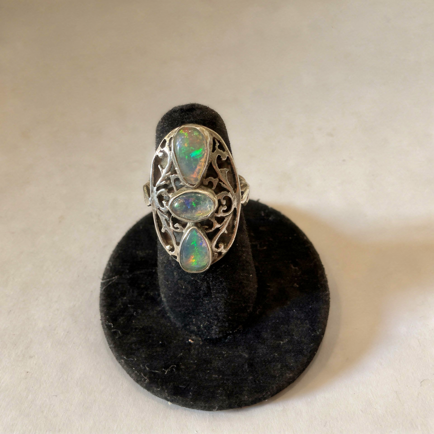 .925 México Art Deco Style Ring