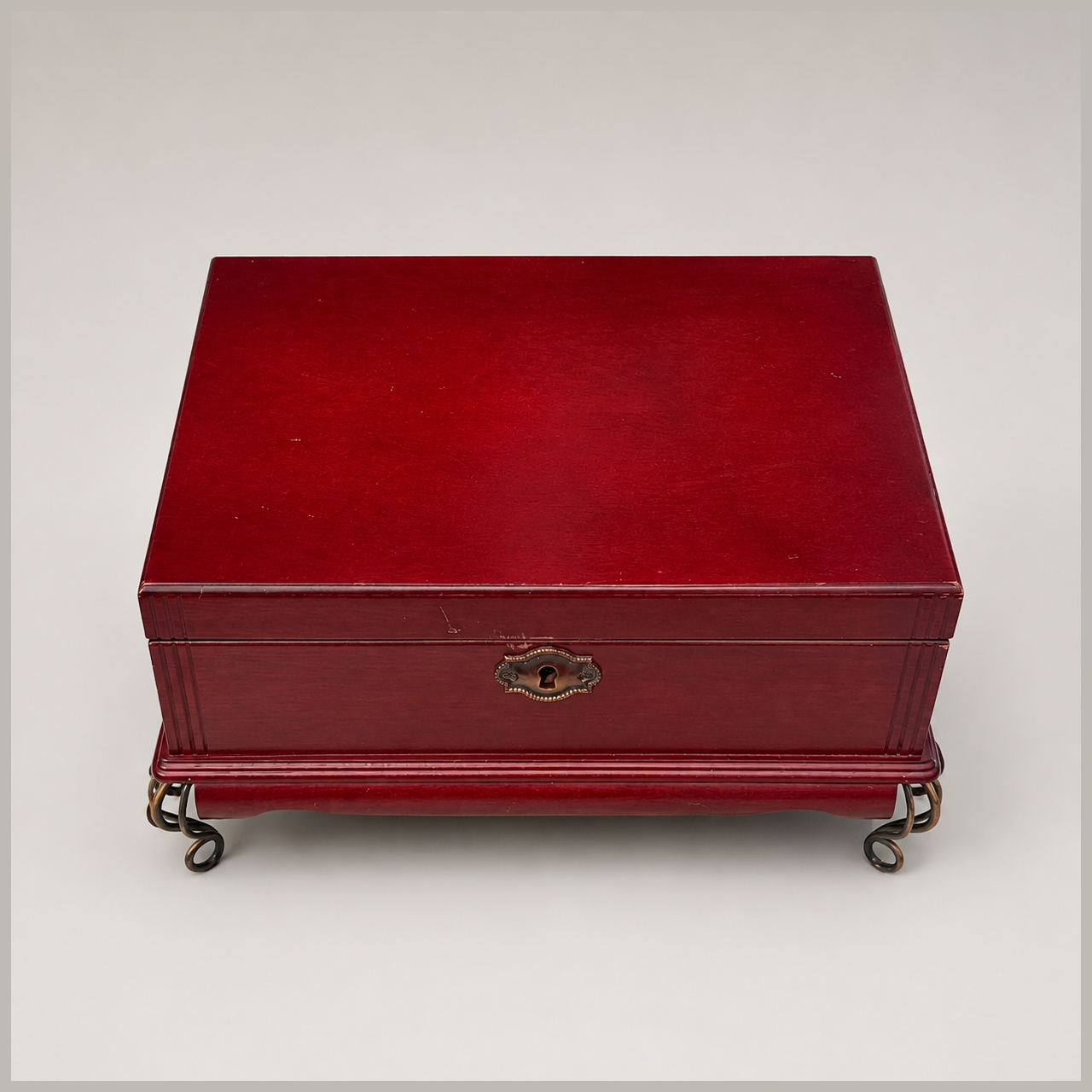 Red Jewelry Box, No Key
