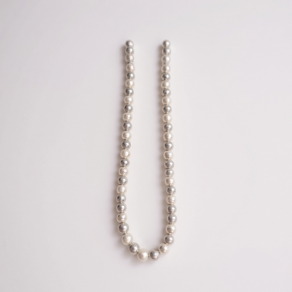 Two Tone Silver Necklace