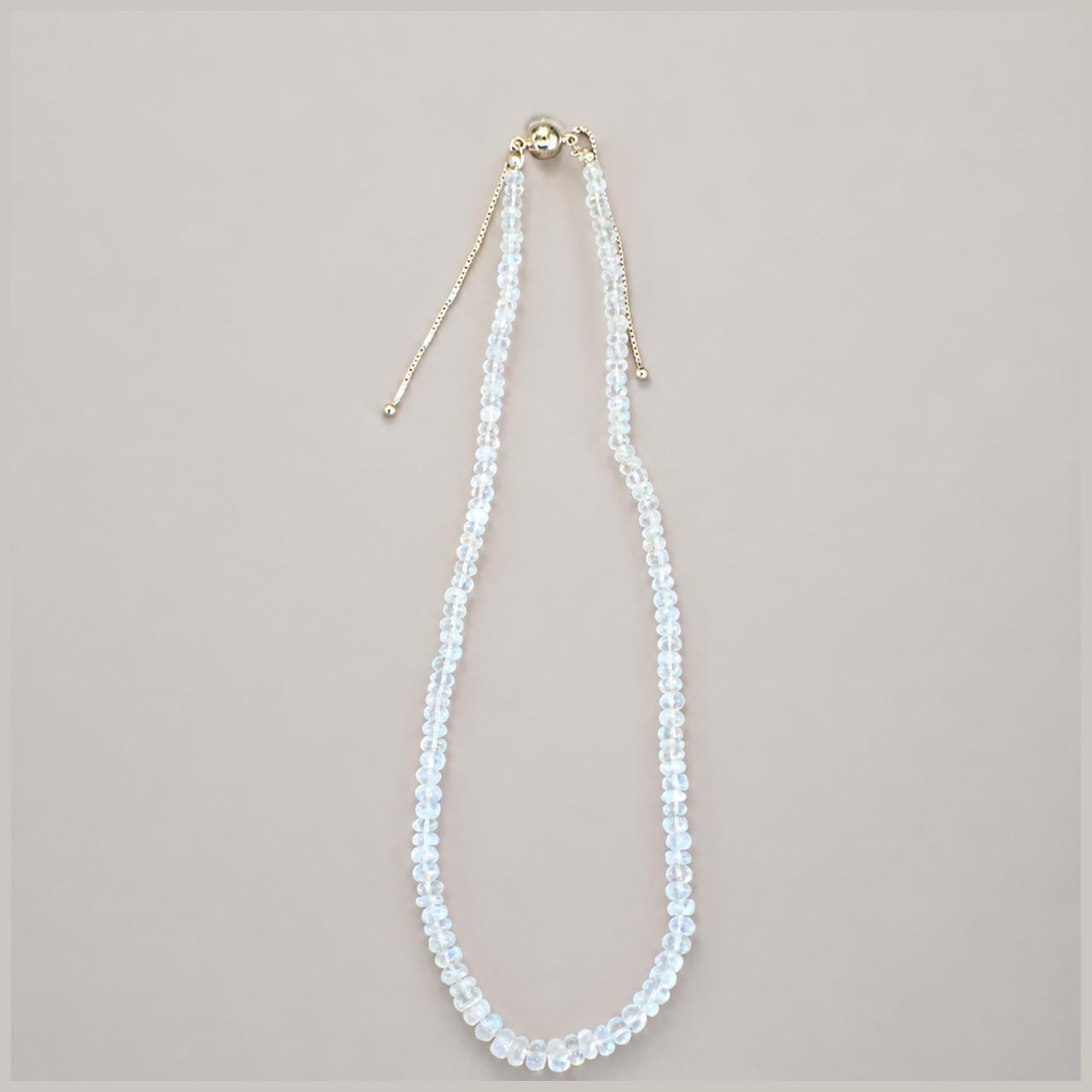 .925 Magnetic Clasp Moonstone Necklace