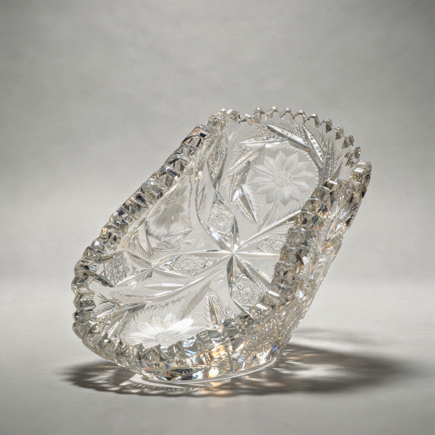 Pickle/Olive Dish Cut Glass