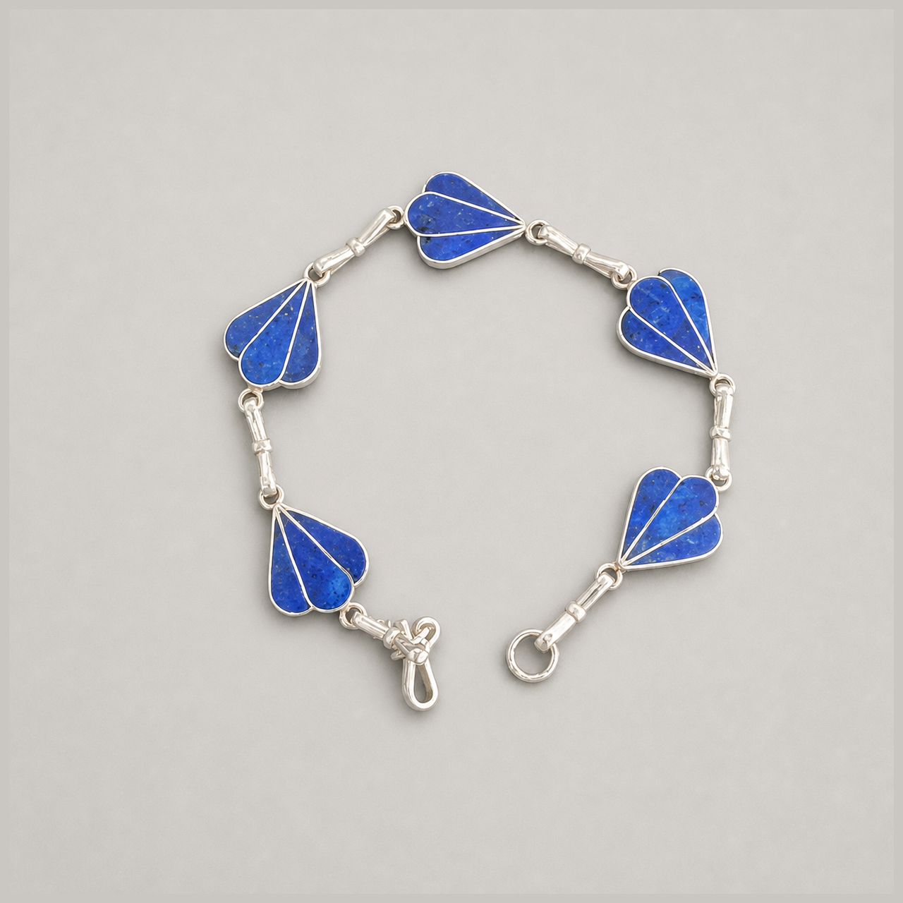 Sterling and Lapis Lazuli Bracelet