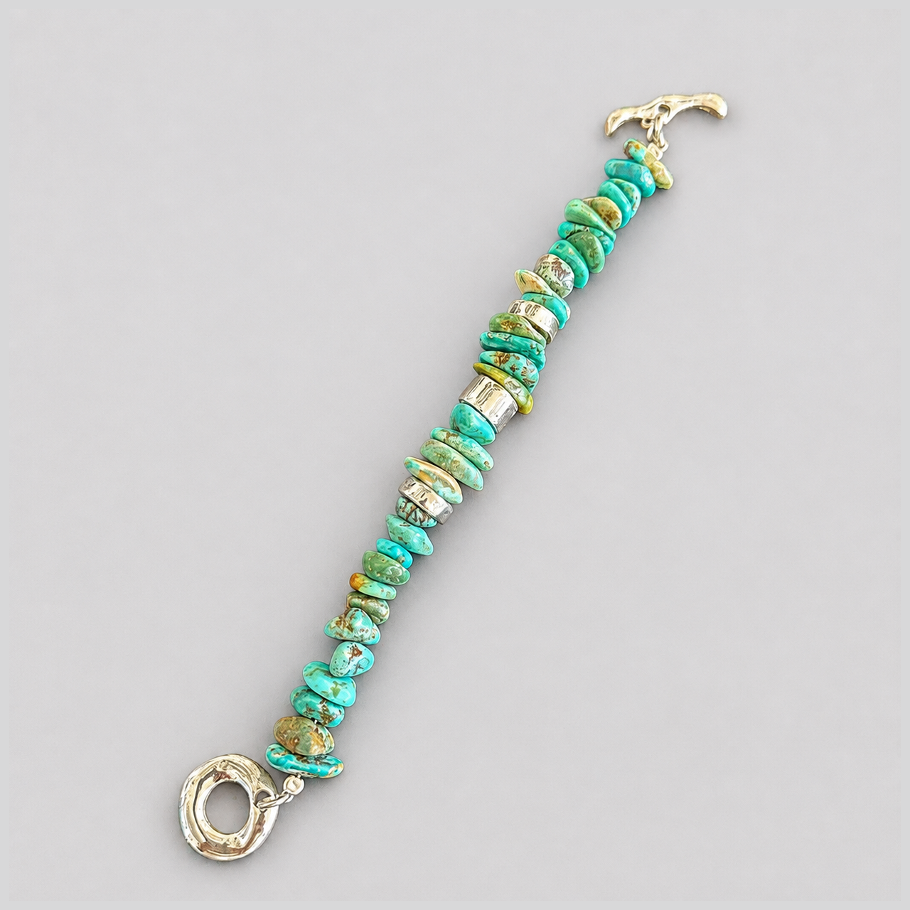 Robert Lee Morris .925 Turquoise Bracelet