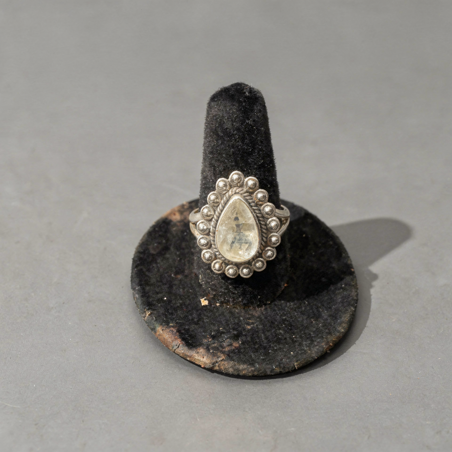 .925 Moon Stone Ring