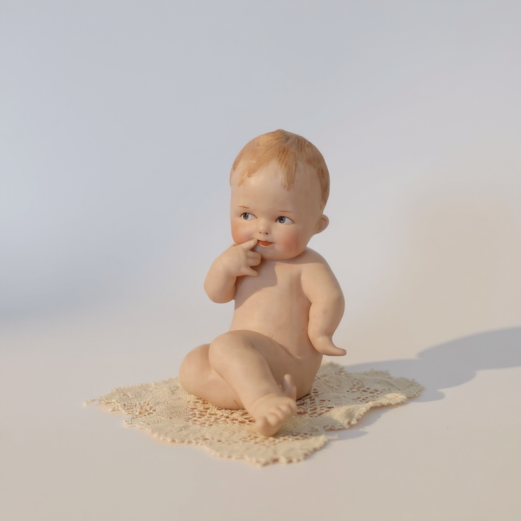German Genlbruder Heubach Bisque Figurine