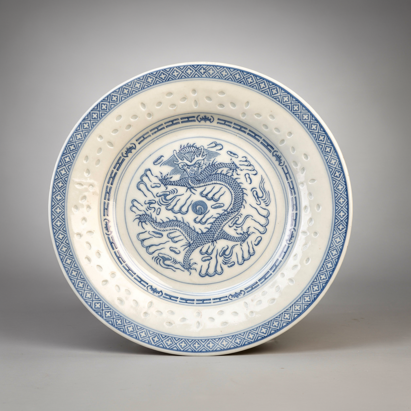 Jingdezhen Chinese Rice Plate