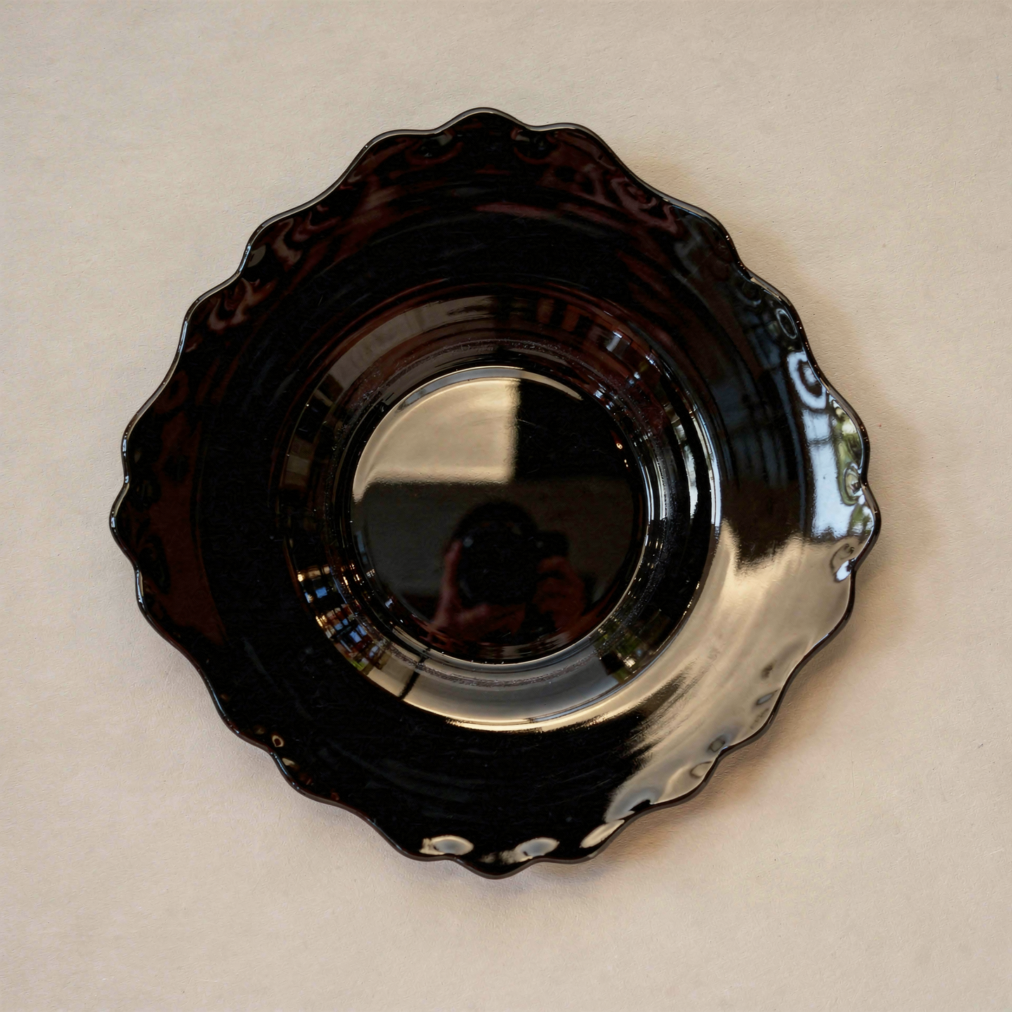 Mid-Century Pressed Glass Plates