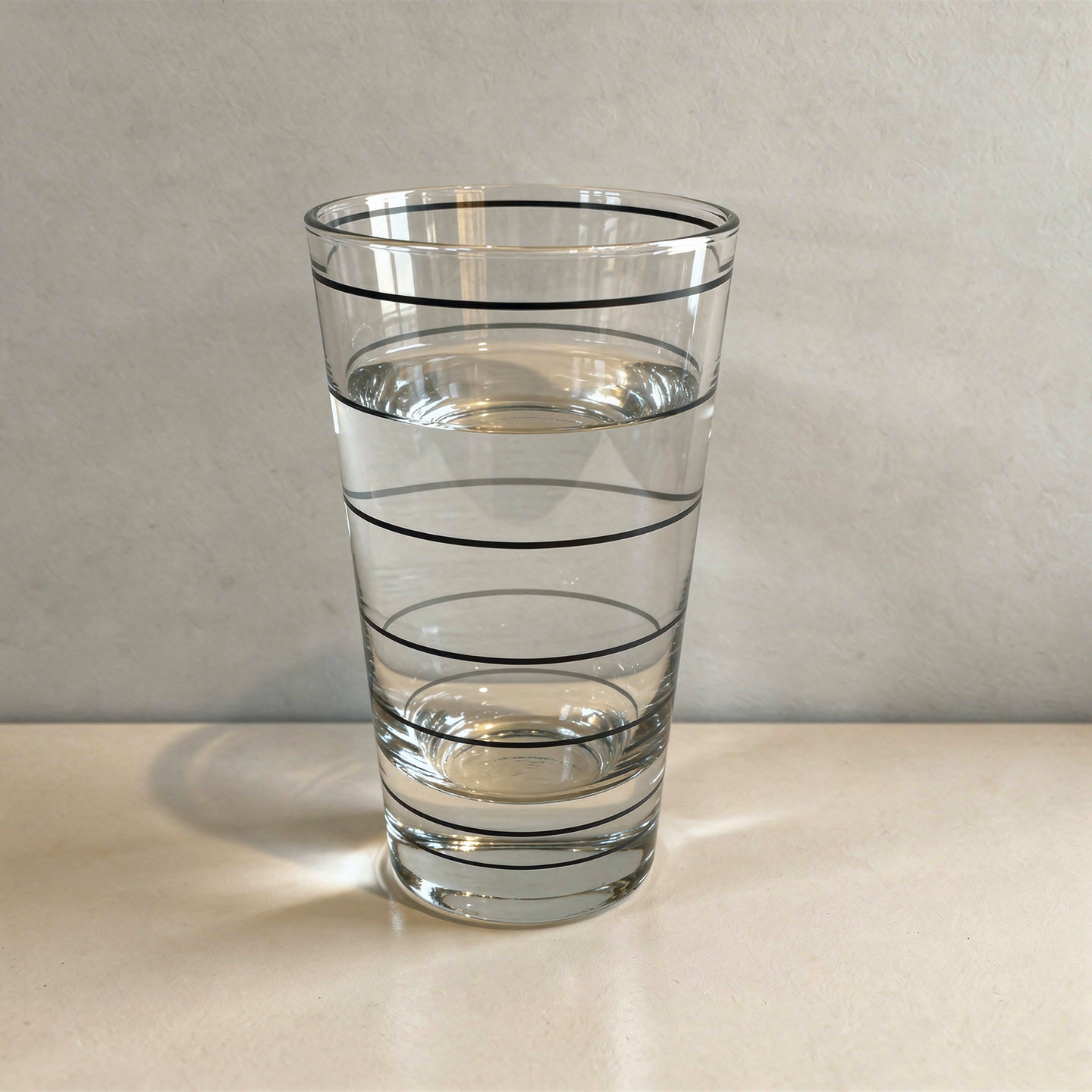 Radio Bar Glasses set of 6 (1 has damage)