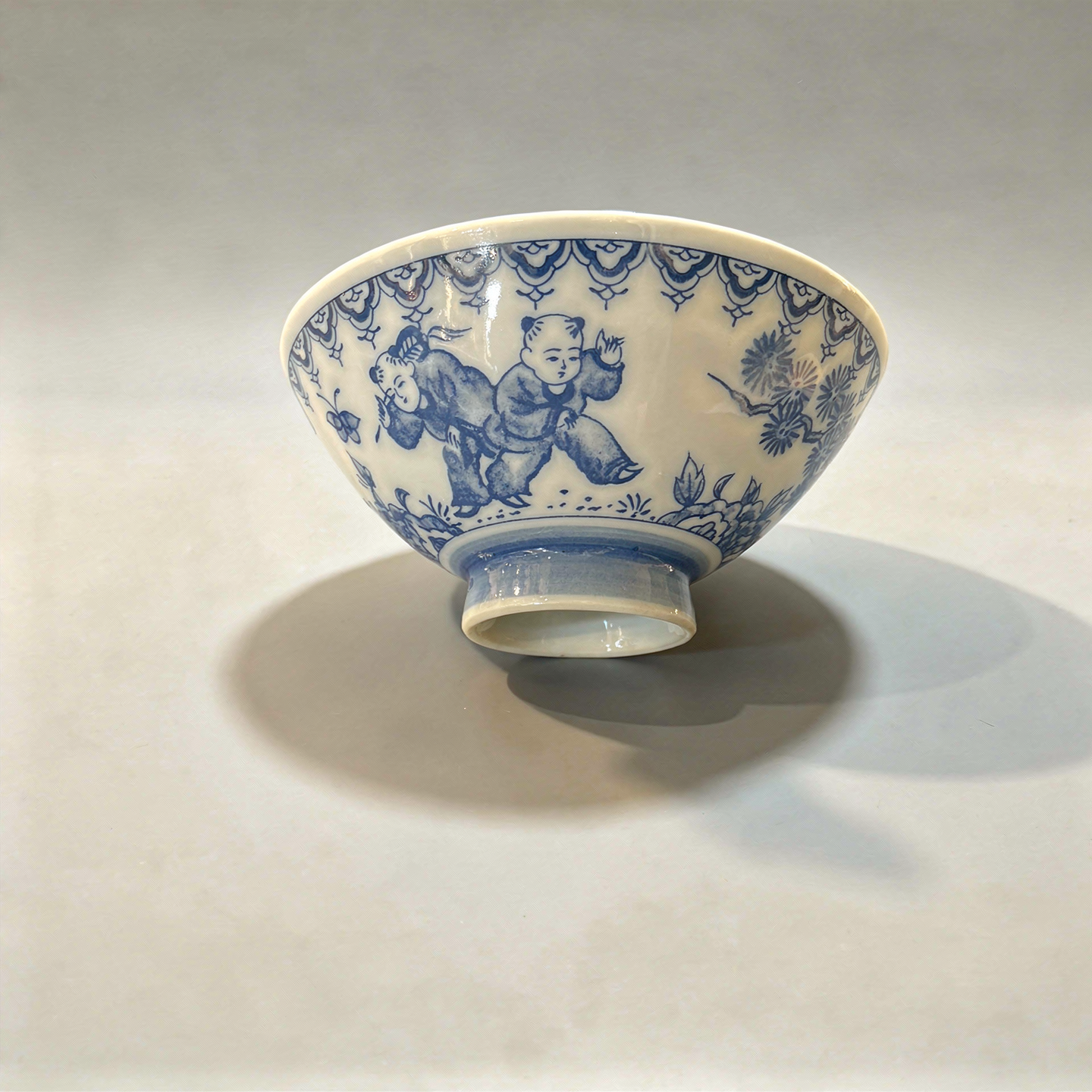 Set of 4 Porcelain Rice Bowls