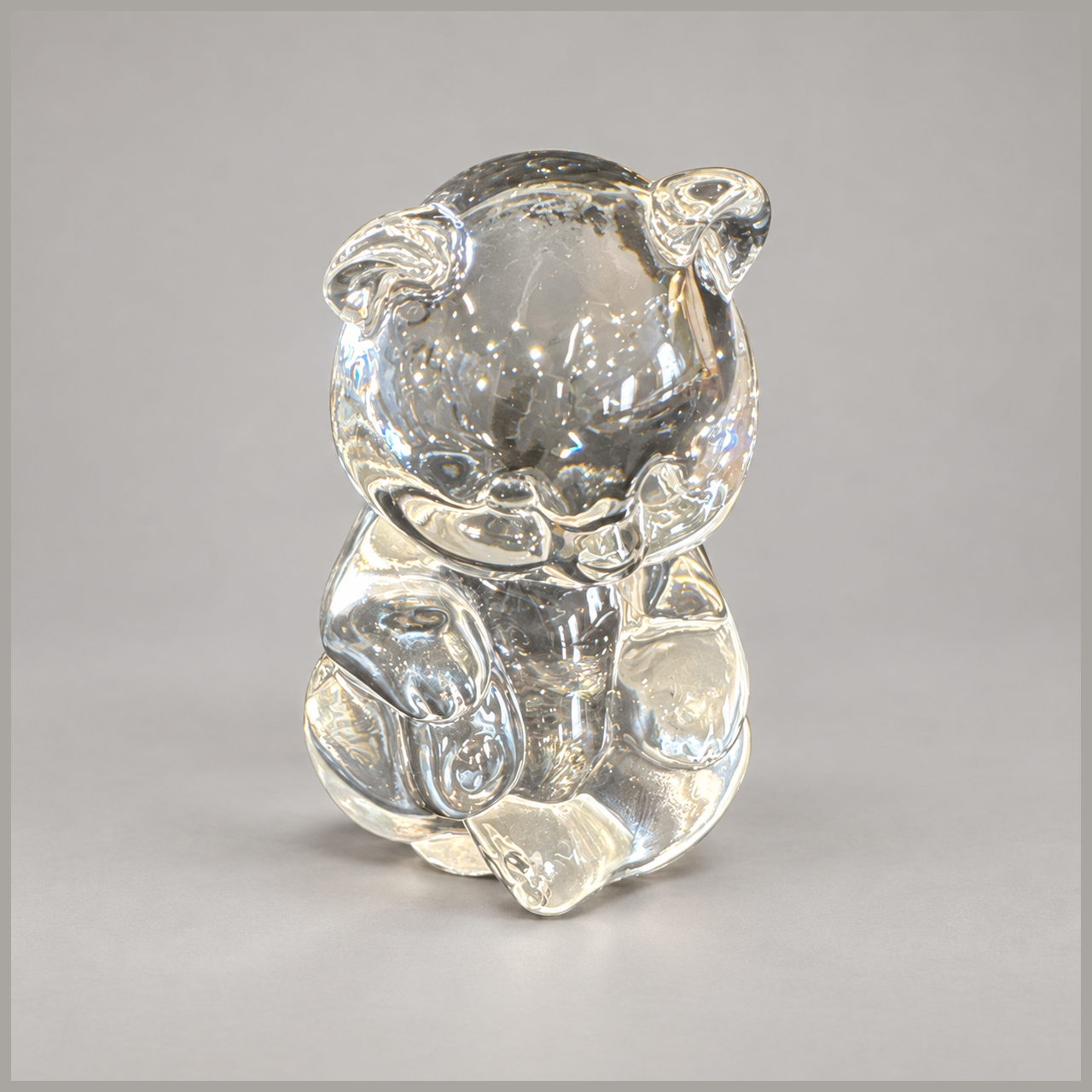 Fenton Glass Teddy Bear