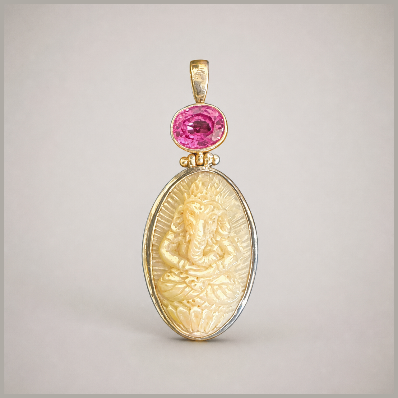 Lord Ganesha .925 Pendant