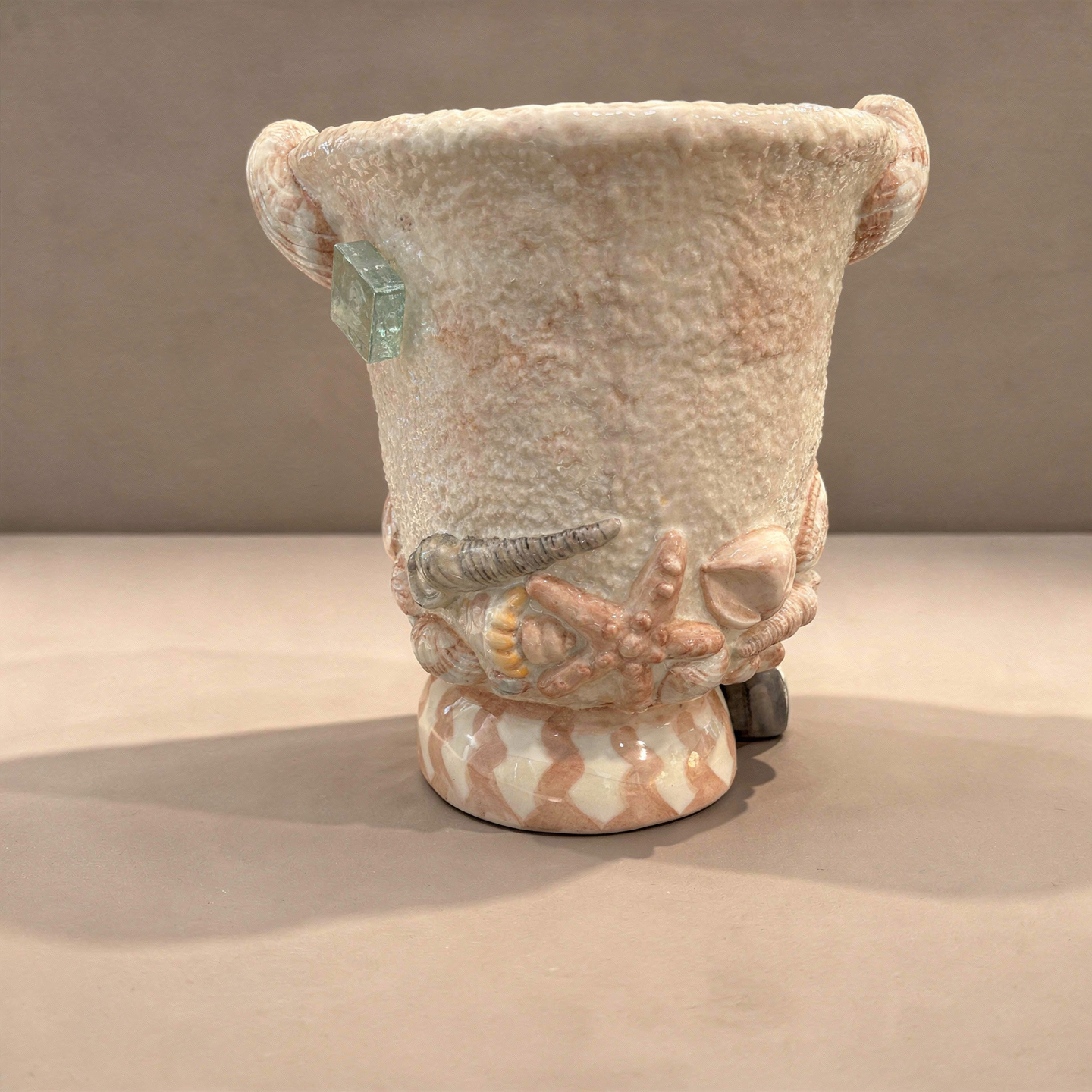 Sea Shell Ceramic Planter