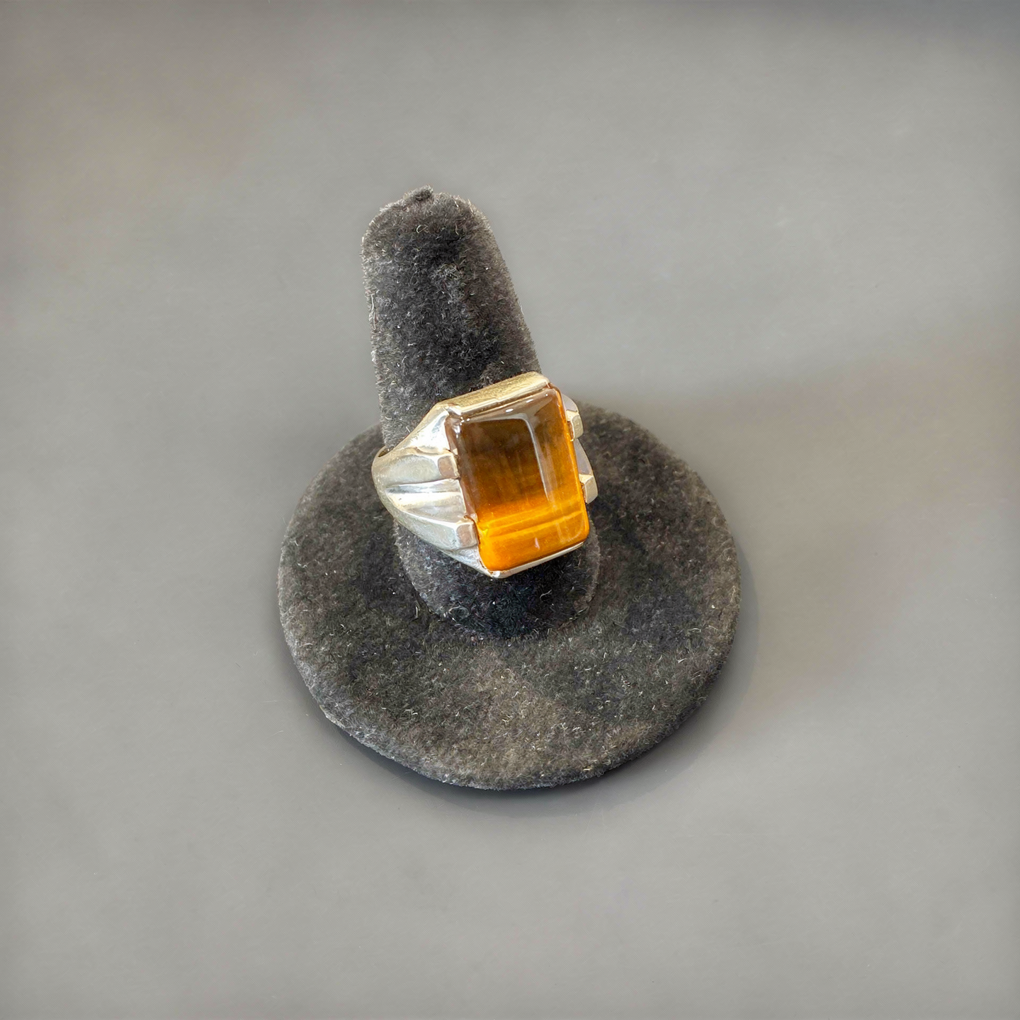 Sterling Tiger Eye Ring