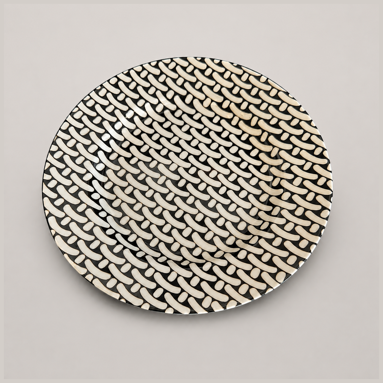 Fitz and Floyd “bamboo Weave” Plate